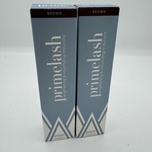 Lot of‎ 2 Prime Prometics PrimeLash Lengthening Volumizing Mascara Brown 0.2oz
